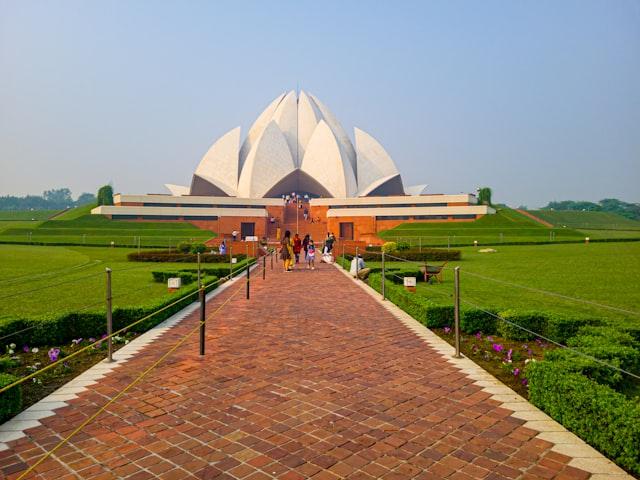 Lotus Temple in New Delhi, India