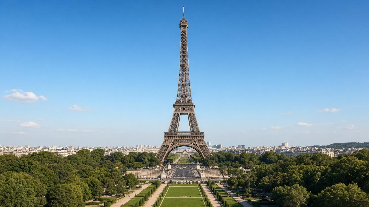 Eiffel Tower in Paris, France